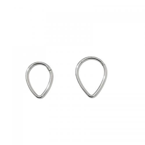 Stainless Steel Nose Piercing Jewelry 316L Stainless Steel Teardrop polished Unisex original color Sold By Bag