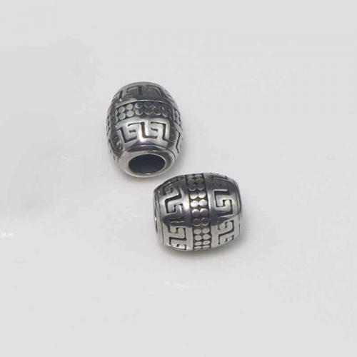 Stainless Steel Spacer Beads 304 Stainless Steel Oval polished DIY original color Approx 4.7mm Sold By PC