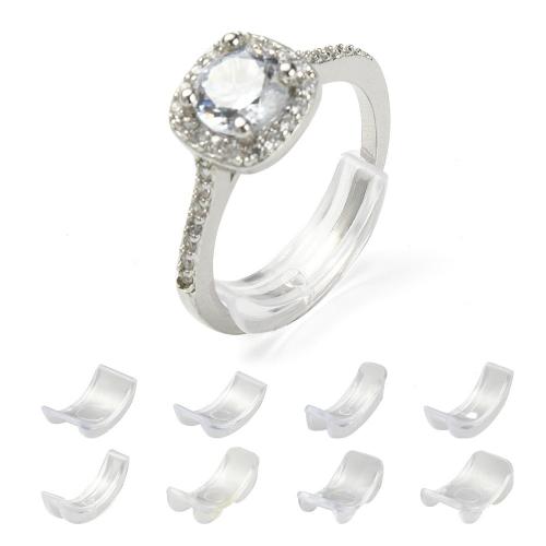 Resin Ring size adjustment tool silver color plated Adjustable Sold By Bag