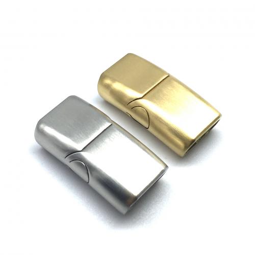 Stainless Steel Magnetic Clasp 304 Stainless Steel polished DIY Inner diameter 12 * 5 mm Sold By Lot