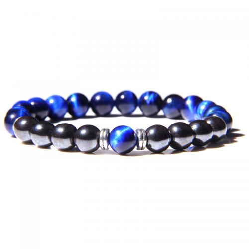 Gemstone Bracelets Natural Stone handmade fashion jewelry & for man Length Approx 19 cm Sold By PC