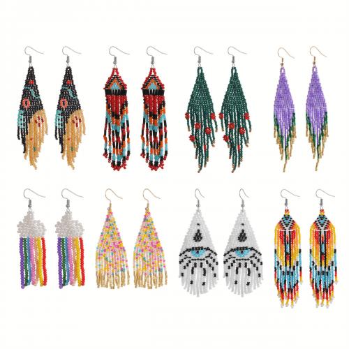 Earring Jewelry Seedbead handmade fashion jewelry & for woman nickel lead & cadmium free Sold By Pair