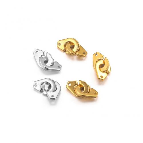 Stainless Steel Jewelry Clasp 304 Stainless Steel Vacuum Ion Plating fashion jewelry & DIY nickel lead & cadmium free Sold By PC