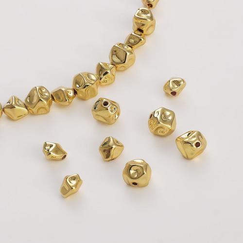 Brass Spacer Beads plated DIY  & for woman golden 1/Bag Sold By Bag