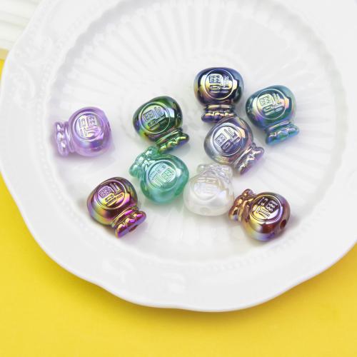 Akryl smycken pärlor, DIY, fler färger för val, 20x19x14mm, Hål:Ca 4mm, 10PC/Bag, Säljs av Bag