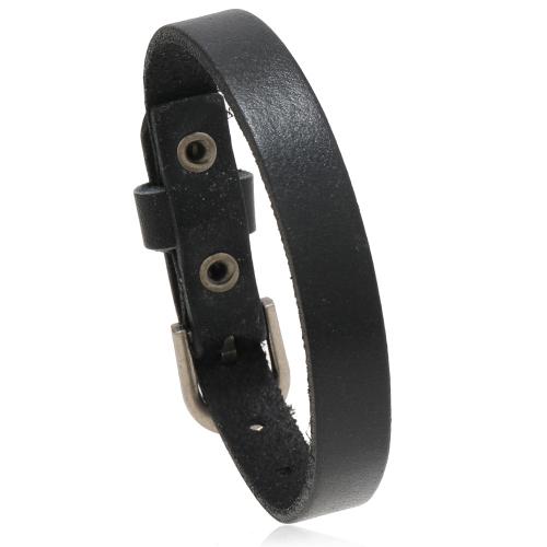 PU Leather Cord Bracelets with Zinc Alloy fashion jewelry & for man Length Approx 18-23 cm Sold By PC