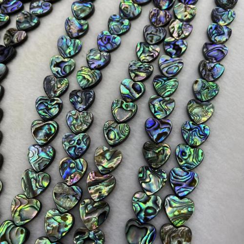 Abalone Shell Beads Heart DIY Sold Per Approx 39 cm Strand