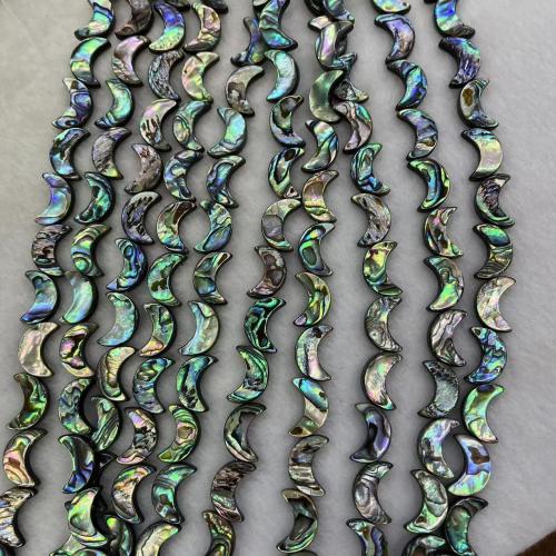 Abalone Shell Beads Moon DIY Sold Per Approx 39 cm Strand