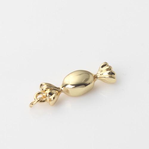 Brass Jewelry Pendants Candy gold color plated DIY nickel lead & cadmium free Sold By PC
