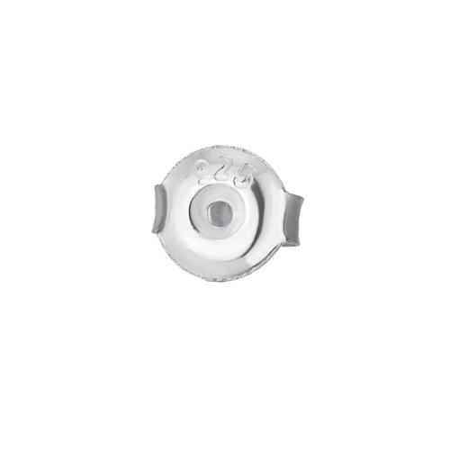 925 Ezüst Ear Nut Component, DIY, ezüst, 6mm, Által értékesített pár