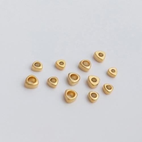 Brass távtartó gyöngyök, Sárgaréz, valódi aranyozott, különböző méretű a választás, aranysárga, nikkel, ólom és kadmium mentes, 10PC-k/Lot, Által értékesített Lot