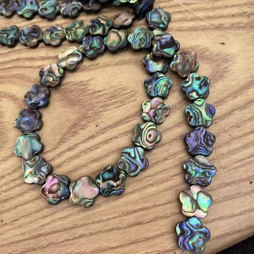 Abalone Shell Perler, Flower, mode smykker & du kan DIY, flerfarvede, 16mm, 5pc'er/Bag, Solgt af Bag