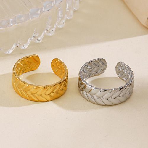 Stainless Steel Finger Ring 304 Stainless Steel fashion jewelry & for woman inner diameter 17mm Sold By PC