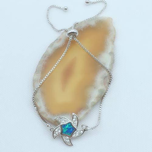 Messing sieradenset, met Opaal, plated, verschillende stijlen voor de keuze & micro pave zirconia & voor vrouw, zilver, Verkocht door PC