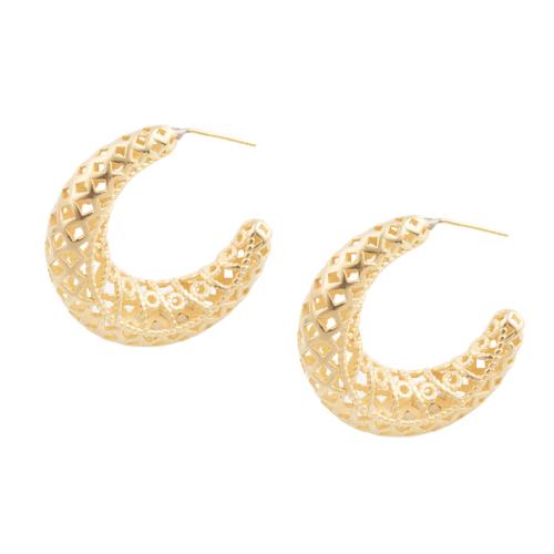 Brass Stud Earring plated for woman gold Sold By Lot