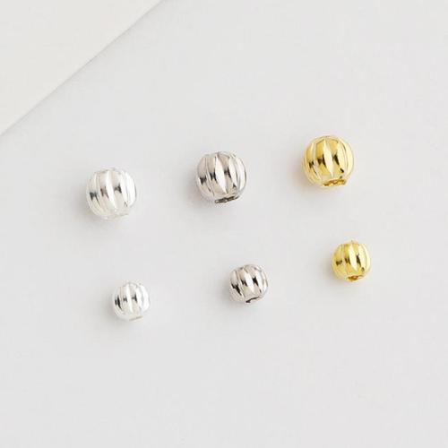 Spacer Kralen Sieraden, 925 sterling zilver, DIY & verschillende grootte voor keus, meer kleuren voor de keuze, Verkocht door PC