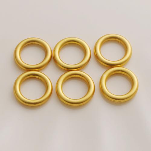 Pierścień łączenie ze stopów cynku, Stop cynku, Koło, Platerowane w kolorze złota, DIY, 16x2mm, sprzedane przez PC