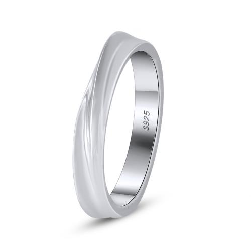 Sterling zilver ringen, 925 Sterling Zilver, plated, verschillende grootte voor keus & voor vrouw, meer kleuren voor de keuze, Verkocht door PC