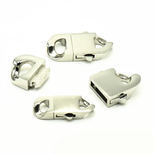 Stainless Steel Jewelry Clasp 304 Stainless Steel polished original color Sold By Bag