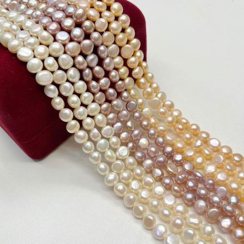 Baroko Kultūringas gėlavandenių perlų karoliukai, Gėlo vandens perlų, Barokas, Pasidaryk pats & skirtingo dydžio pasirinkimo, daugiau spalvų pasirinkimas, Parduota už Apytiksliai 36 cm Strand