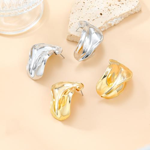 Brinco de liga de zinco, banhado, joias de moda & para mulher, Mais cores pare escolha, 46x32mm, vendido por par