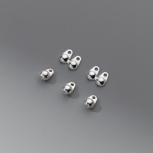 Jóias DIY suprimentos, 925 de prata esterlina, prateado, 3.50mm, Buraco:Aprox 1mm, vendido por PC