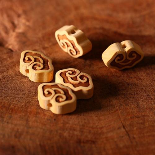 Wood Beads Boxwood Carved DIY Sold By PC