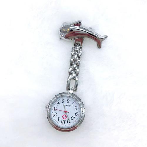 Lógó Watch, Cink ötvözet, Életvízálló & divat ékszerek & kínai mozgás & egynemű, nikkel, ólom és kadmium mentes, Diameter 2.5 cm, thickness 0.6 cm, Által értékesített PC
