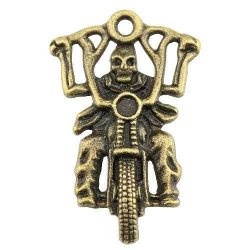 Zinc Alloy Skull Pendants plated vintage & fashion jewelry & DIY Sold By PC