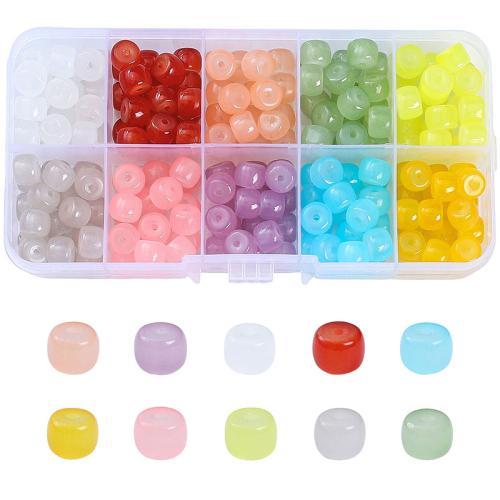 Fashion Glass Beads DIY mixed colors Approx Sold By Box