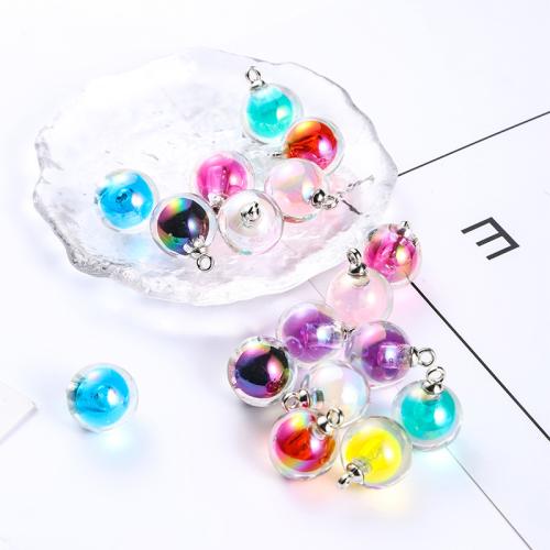 Akryl smycken pärlor, Rund, DIY, fler färger för val, 16mm, 50PC/Bag, Säljs av Bag