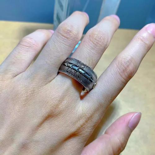 Messing ringen, plated, voor de mens, oorspronkelijke kleur, Verkocht door PC