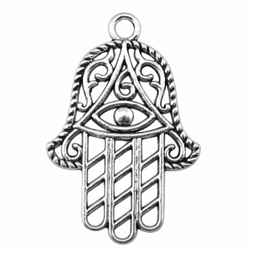 Zinc Alloy Hand Pendants antique silver color plated vintage & fashion jewelry & DIY & hollow Sold By PC