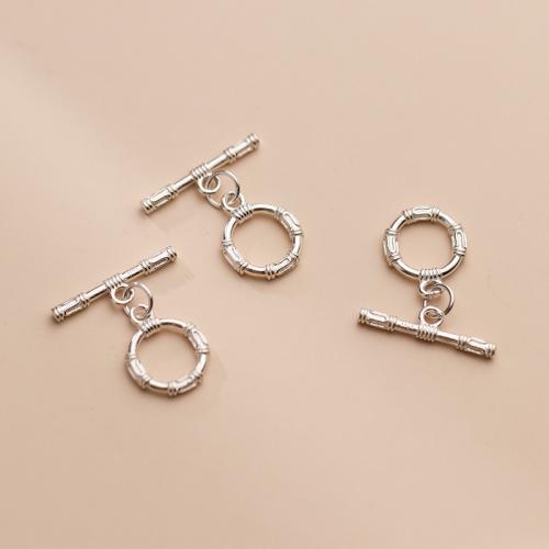 925 Sterling Silver Toggle Clasp DIY nickel lead & cadmium free Sold By PC