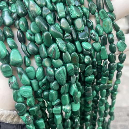 Malahita perle, Malahit, Nuggetsi, modni nakit & možete DIY & različite veličine za izbor, zelen, Prodano Per Približno 38 cm Strand