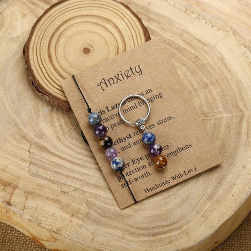 Edelstenen sieraden sets, Lapis Lazuli, met Amethist & 304 roestvrij staal, handgemaakt, mode sieraden & uniseks & verschillende stijlen voor de keuze, Verkocht door PC