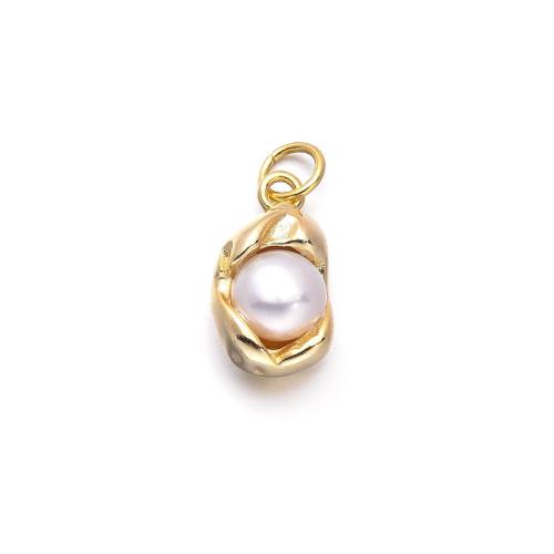925 Sterling Silver Pendant with Freshwater Pearl DIY Sold By PC
