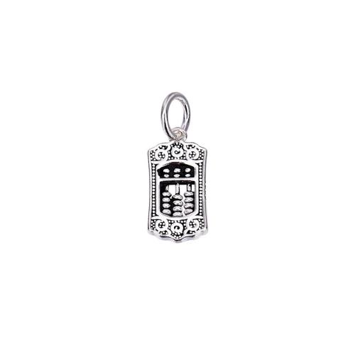 925 Sterling Silver Pendant Abacus DIY Sold By PC