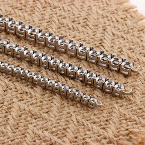 316L Stainless Steel Chain Base DIY Approx Sold By Bag