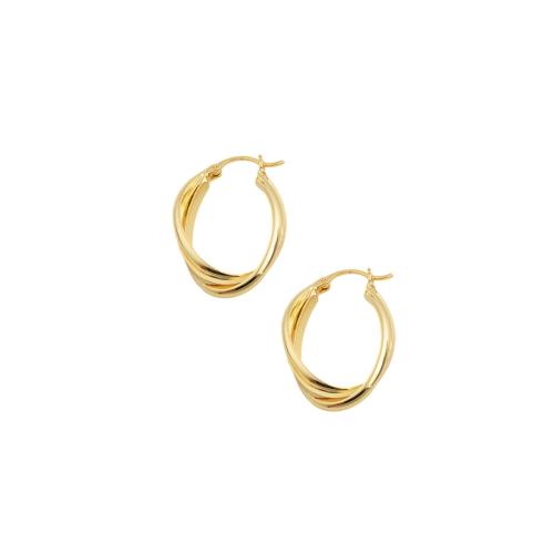 Messing Spring hoop oorbellen, mode sieraden & voor vrouw, meer kleuren voor de keuze, 32x21.50x7mm, Verkocht door pair