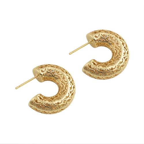 Brass Stud Earring fashion jewelry & for woman nickel lead & cadmium free Sold By Pair