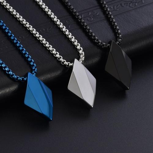 Unisex Necklace Tungsten Steel polished fashion jewelry Length Approx 60 cm Sold By PC