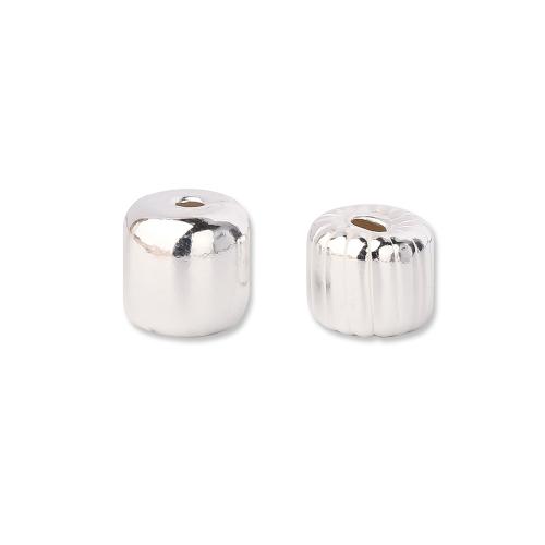 Spacer perle Nakit, 925 Sterling Silver, možete DIY & različitih stilova za izbor, srebro, Prodano By PC