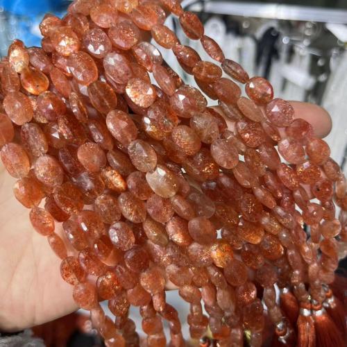 Natural Quartz Jewelry Beads Strawberry Quartz Oval polished DIY & faceted gold Sold Per Approx 20 cm Strand