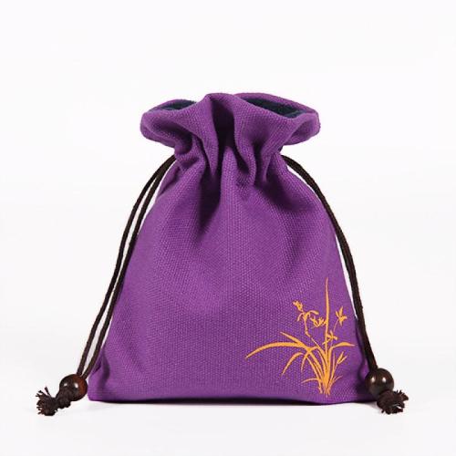 Jewelry Pouches Bags, Cloth, vintage, more colors for choice, 150x130mm, Sold By PC