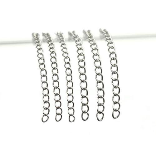 Stainless Steel Extender Chain 304 Stainless Steel DIY original color Approx Sold By Bag