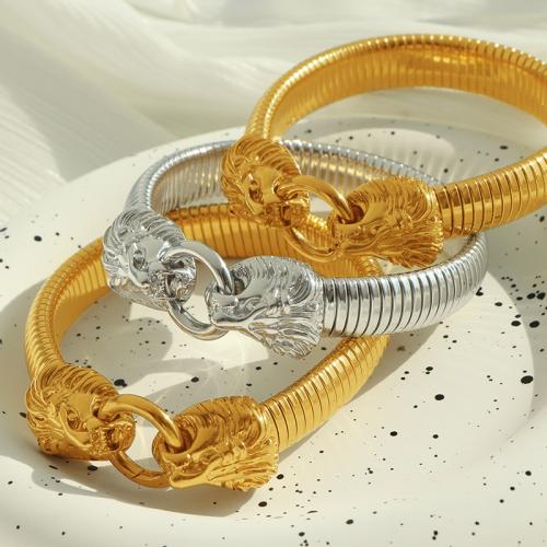 Titanium Steel Bracelet & Bangle plated fashion jewelry Bracelet inner diameter 60mm Sold By PC