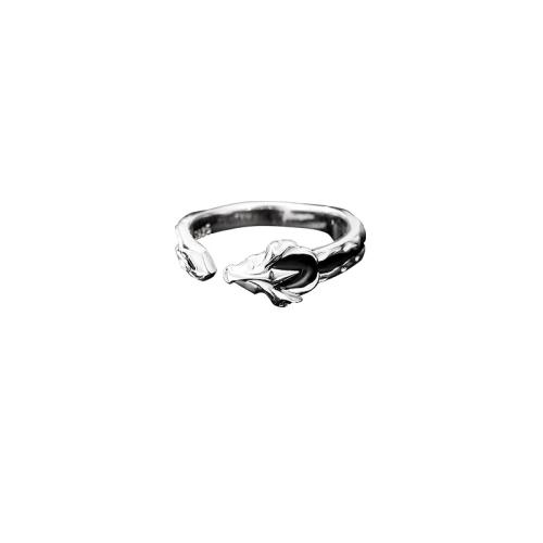 Cubic Zirconia micr3ofono pavimenta anillos de plata esterlina, plata de ley 925, micro arcilla de zirconia cúbica & para mujer & pegamento de gota, color de platina, Vendido por UD