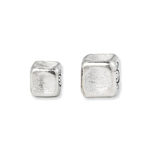 Spacer Beads Jewelry 925 Sterling Silver DIY silver color Sold By PC