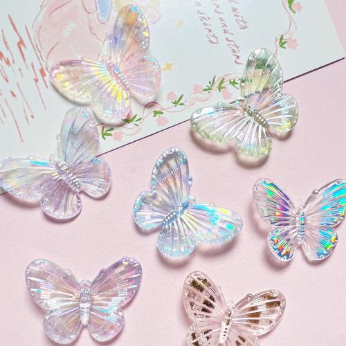Mobile Phone DIY Decoration Resin Butterfly Sold By Bag